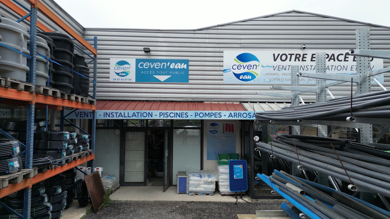 Vidéo TV en magasin Céven’Eau réalisée par KLD Communication et Quentin Larmande